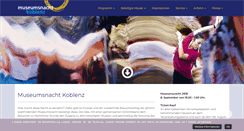 Desktop Screenshot of museumsnacht-koblenz.de